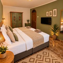 La umbra nucului bătrân, hotel in Ghimbav
