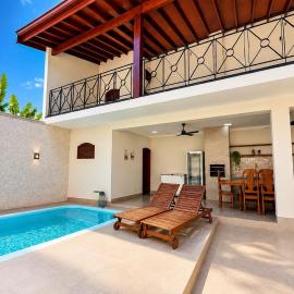 Casa Ampla em Americana - com Piscina Ar condic Churrasqueira Wifi