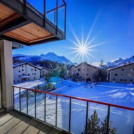 Impressive panoramic mountain