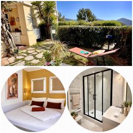 Appart Jardin Clos de 40m2 vue Mer -Parking -Piscine - inclus Formule Premium -Cap Estérel, hotel di Agay - Saint Raphael