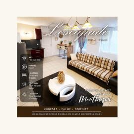 ''L'escapade Montbrisonnaise'' appartement calme avec parking gratuit sur place, hotel in Montbrison