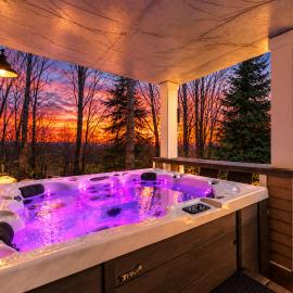 Escapade privée avec spa près de Bromont