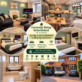 The Kyoto House - Four Spacious Cosy Bedrooms I Netflix & Large Rooms
