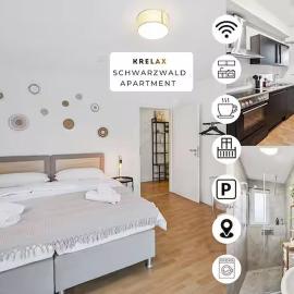 KRelax Black Forest - 3 Bedrooms - 6 Guests - Terrace - Parking - Smart TV - Near Thermal Baths - Nature
