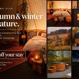 Glamping Hive, hotel v destinaci Čmeliny