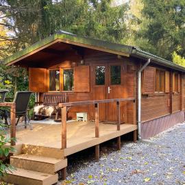 Viesnīca Rust en Natuur in Ons Vrijstaande Fins Chalet pilsētā Epe