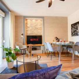 Spacious Apartment with Terrace and Roche View - Special ROGER F RABBIT 1 Apartment, Basel, up to 6 guests, hótel í Basel