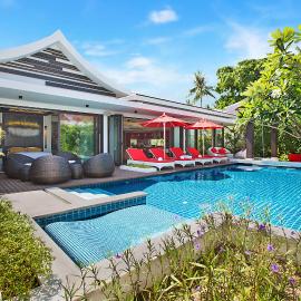 Villa Julia koh Samui beach with Cook and Majordome