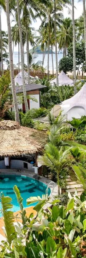 Nacpan Beach Glamping Managed by H Hospitality Group, Hotel in El Nido