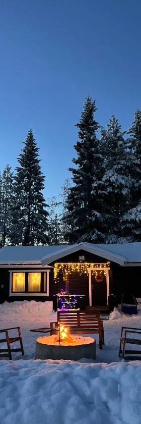 Gemuetliches Blockhaus im Wald, Hotel in Auktsjaur
