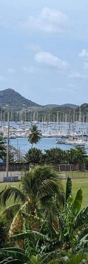 Studio TI PLEZI 26m a 2 pas Marina du Marin climatisé parking, Hotel in Le Marin