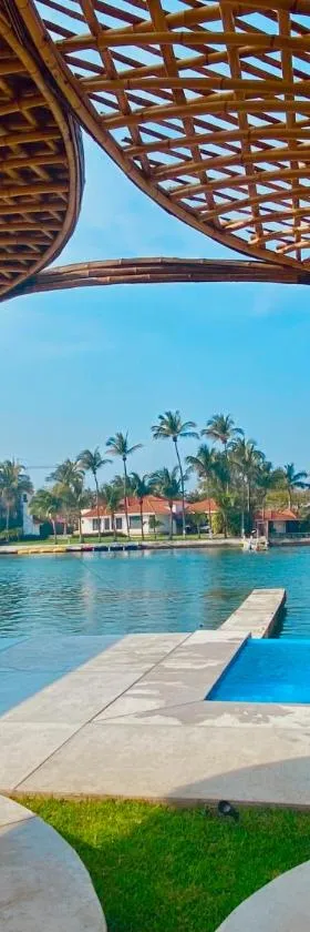 Isla del amor Departamento para 7 vista al mar alberca y embarcadero, Hotel in Veracruz