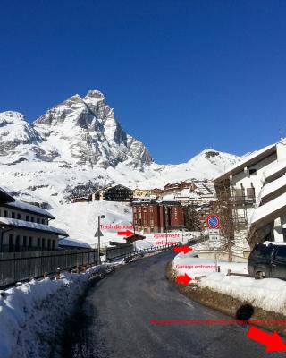 Breuil Cervinia near Funicular Apartment with Private Garage