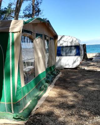 Caravan near the sea