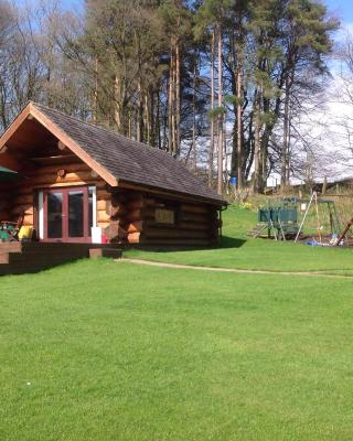 lyne view, log cabin