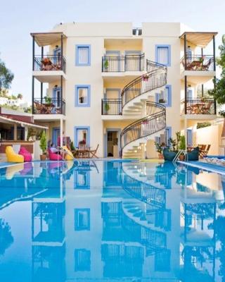 Merve Apartments, your home from home in central BODRUM, street cats frequent the property, not all apartments have balconies , ground floor have terrace with table and chairs