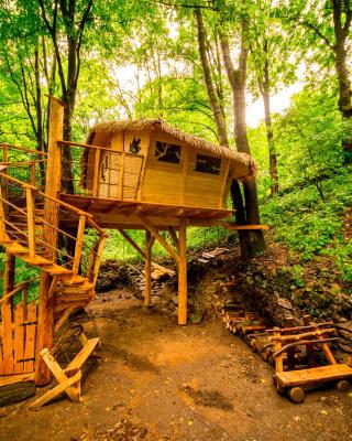 Treehouse pod Jestedem