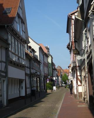 Ferienwohnung Janus Altstadt-Hameln Haus 2 inklusive Parkplatz - mit und ohne Terrasse oder Loggia