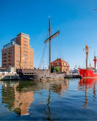 Appartment im Ohlerich Speicher in Wismar mit Stadt -und Meerblick