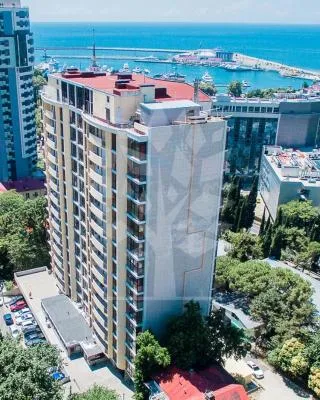 Apartment on Voykova 27, Самый центр Сочи с Потрясающим видом на Морской Порт
