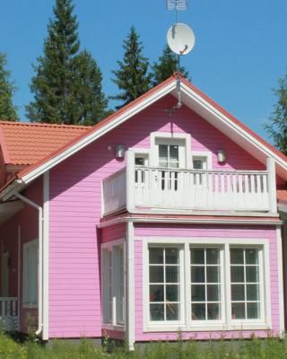Коттедж в Финляндии, Enonkoski (розовый)