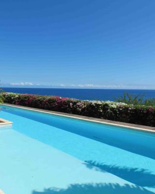 Villa 'Florence' avec longue piscine et vue mer panoramique