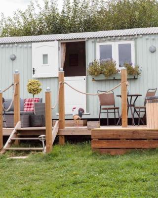 Shepherds Hut with Hot Tub