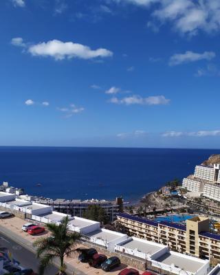 Ocean view apartment in Taurito, Mogan - Top Floor