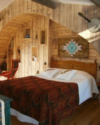 chambre d'hôte atypique "West little ranch" chambre amérindienne