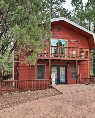 Ruidoso Cabin with Deck and Grill Less Than 3 Mi to Race Track