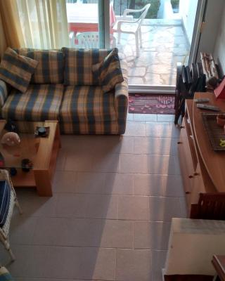 2-bed maisonette in pine forest, 250m from beach between Skala Fourka and Siviri