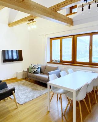 Mezonetový apartmán ve skandinávském stylu