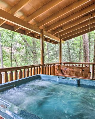 Romantic Pigeon Forge Log Cabin with Hot Tub!