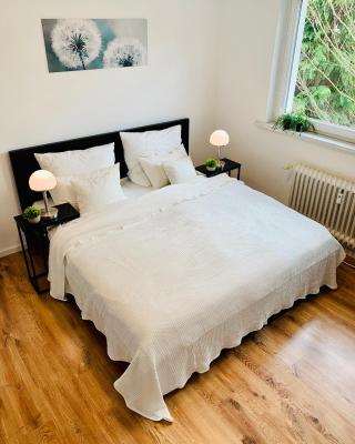 Direkte Uninähe: Ferienwohnung mit großem Doppelbett, Küchenzeile und neu renoviertem Badezimmer