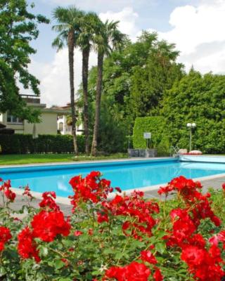 Ferienwohnung mit Garten und Pool in Ascona