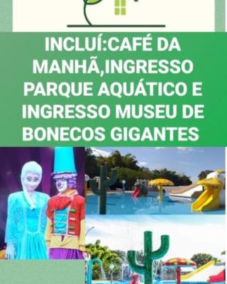 CALDAS NOVAS RESIDENCE - Inclui um ingresso por pessoa em Parque Aquático e temos HOT PARK a preço promocional