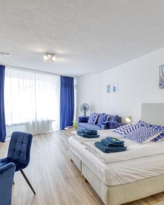 Relax-Apartment mit Indoor-Pool, Fitness und Netflix am Bodensee