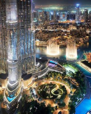 FIRST CLASS 3BR with full BURJ KHALIFA and FOUNTAIN VIEW