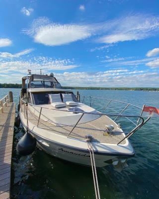 Luxusurlaub auf der Amavida Yacht / Scharmützelsee