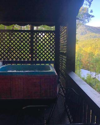 Mountain-top Cabin Get-away with Hot tub and a View