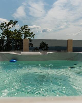 Stone house Dario with Finnish sauna and an outdoor hot tub