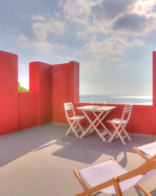 Studio in the Red Wall building by Ricardo Bofill - MURALLA ROJA