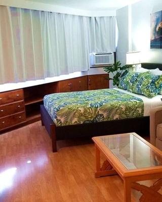 Waikiki Marina Studio, Ocean view, Free Parking & Wifi