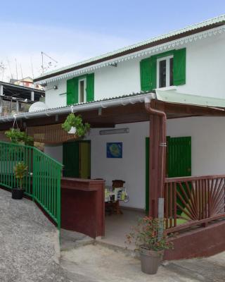 Maison de 2 chambres avec terrasse amenagee et wifi a Saint Leu a 1 km de la plage