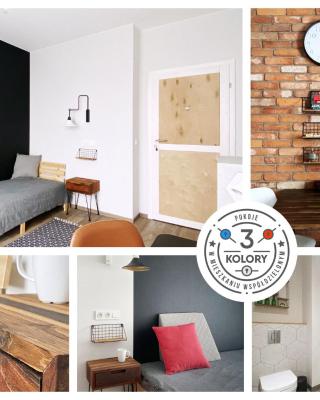 3 Kolory - pokoje w mieszkaniu współdzielonym