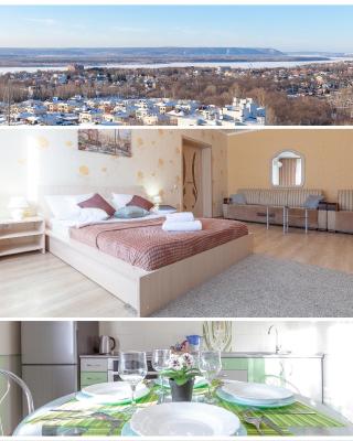 Апартаменты RentPlaza-вид на жигулевские горы и волгу-15 этаж-24x7-дистанционно