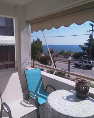 Seaview to Olympus, sunny, cosy apartment