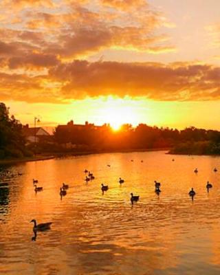 Fisherman's Cottage - The Ultimate Romantic Lakeside Cottage just a few steps from the Beach! Relax with a glass of wine & Snuggle up to the Cosy Log Burner at the BEST Location in Mablethorpe! It's Pet Friendly too!