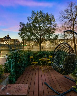 Stadtwohnung am Wasser I Terrasse mit Rheinblick I NETFLIX I APPLE TV