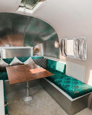 Silver Airstream Glamping & Rental